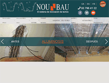 Tablet Screenshot of noubau.com
